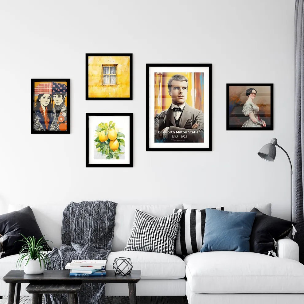 Portrait of Ellsworth Milton Statler Wall Art