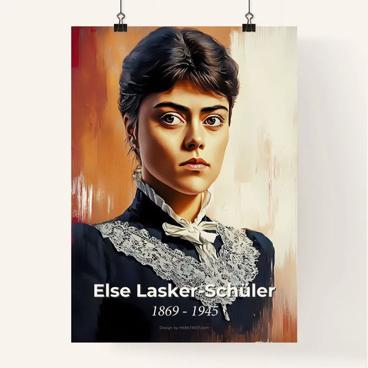 Portrait of Else Lasker-Schüler Poster