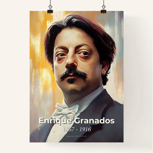 Portrait of Enrique Granados Poster