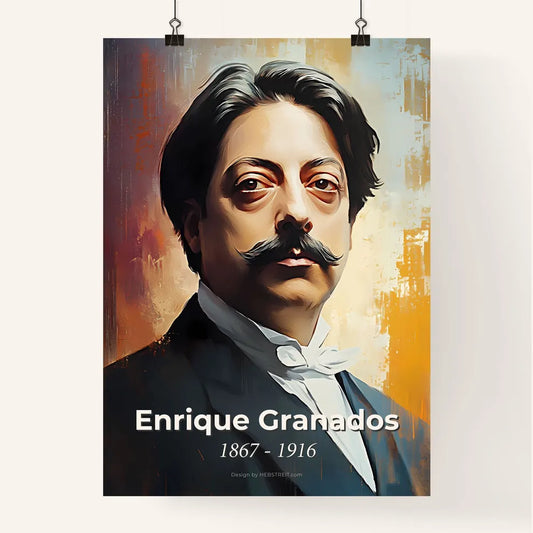 Portrait of Enrique Granados Poster
