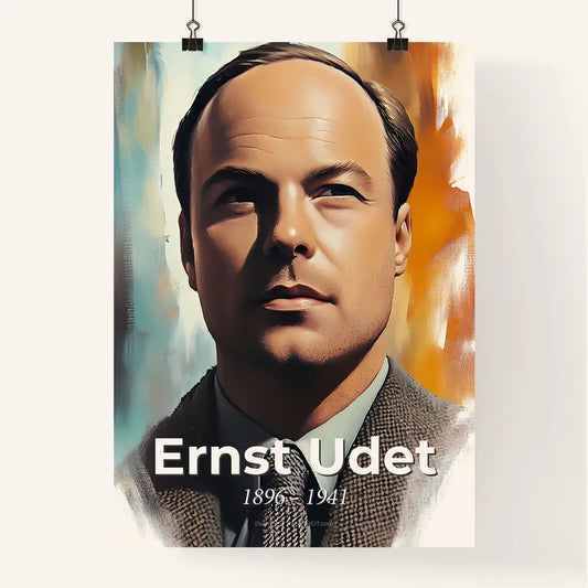 Portrait of Ernst Udet Poster