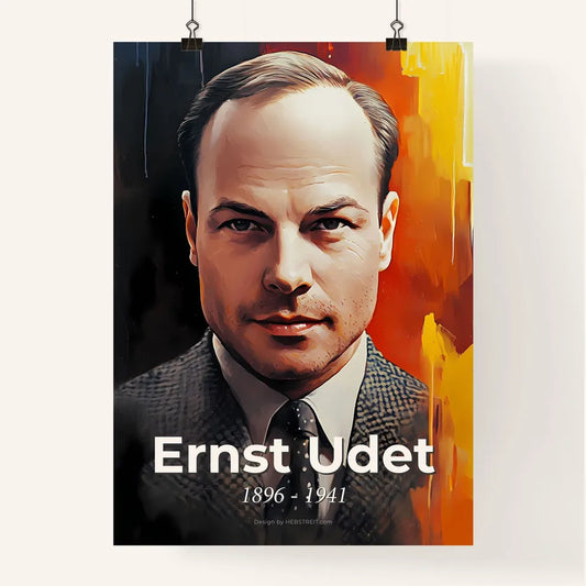 Portrait of Ernst Udet Poster