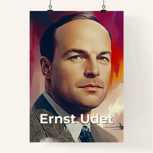 Portrait of Ernst Udet Poster