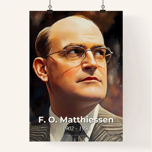 Portrait of F. O. Matthiessen Poster