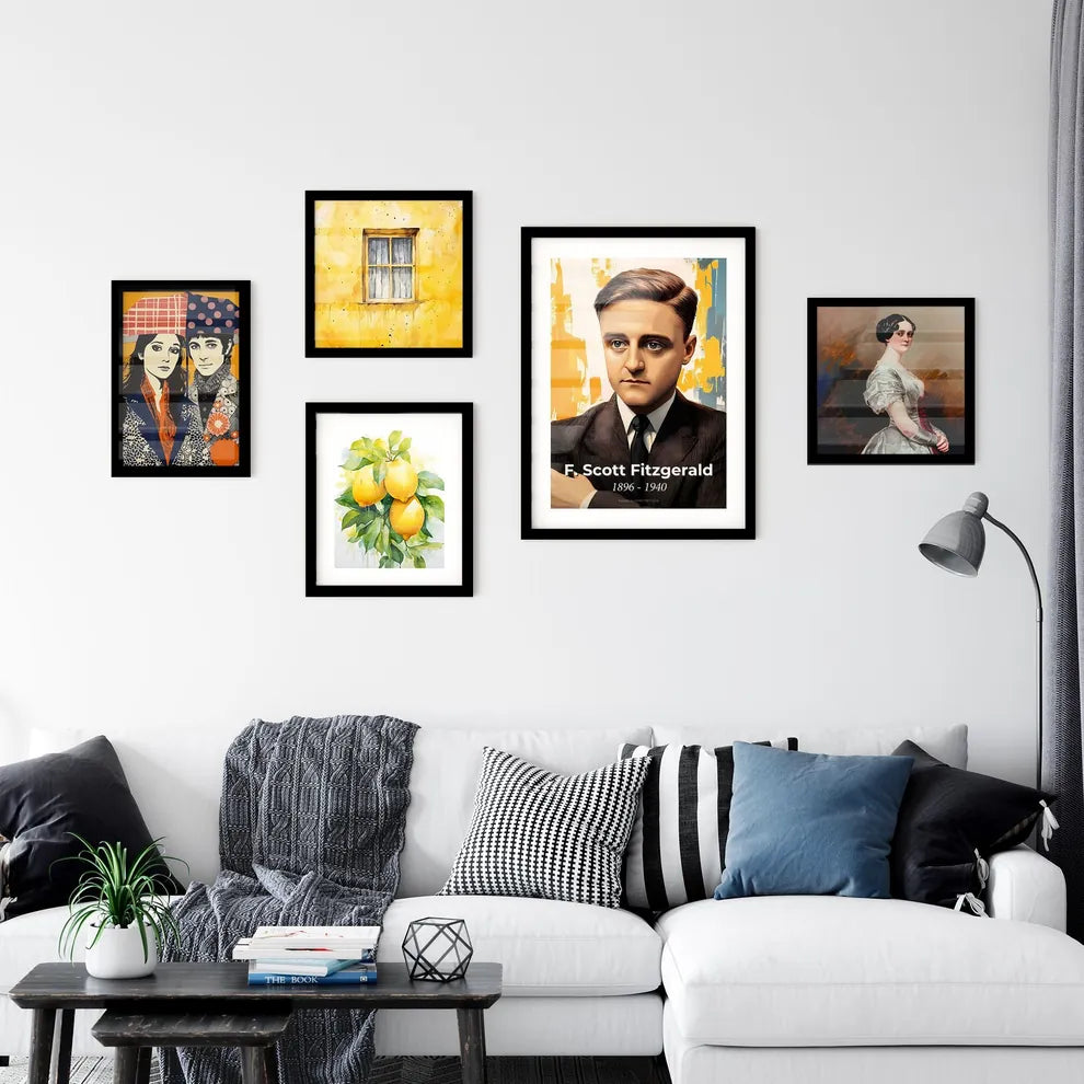 Portrait of F. Scott Fitzgerald Wall Art