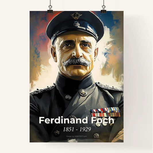 Portrait of Ferdinand Foch Poster