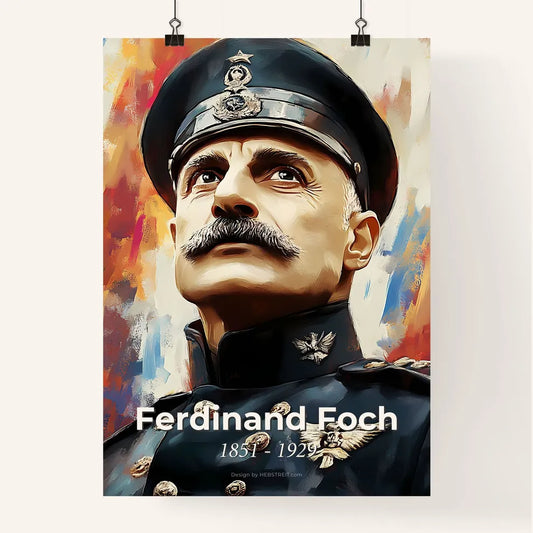 Portrait of Ferdinand Foch Poster
