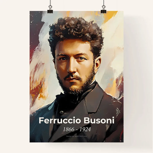 Portrait of Ferruccio Busoni Poster