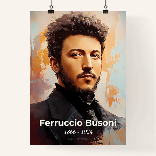 Portrait of Ferruccio Busoni Poster