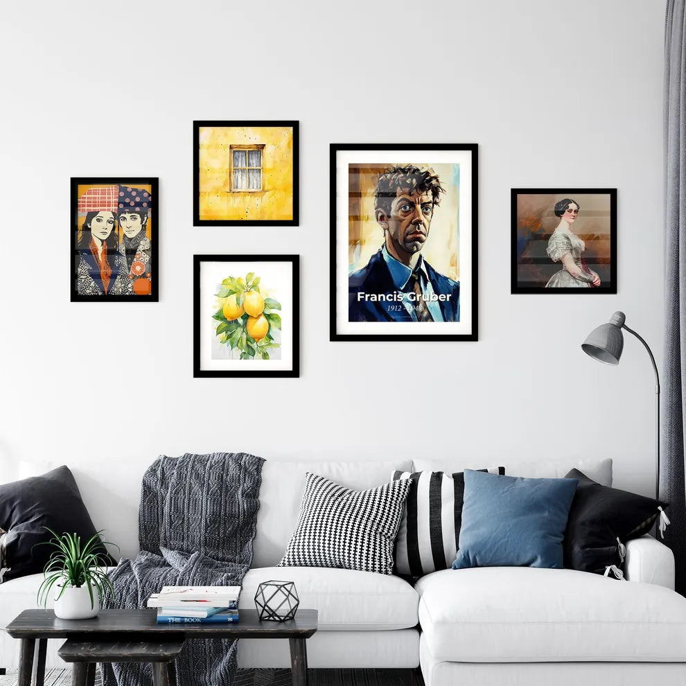 Portrait of Francis Gruber Wall Art