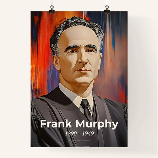 Portrait of Frank Murphy Poster