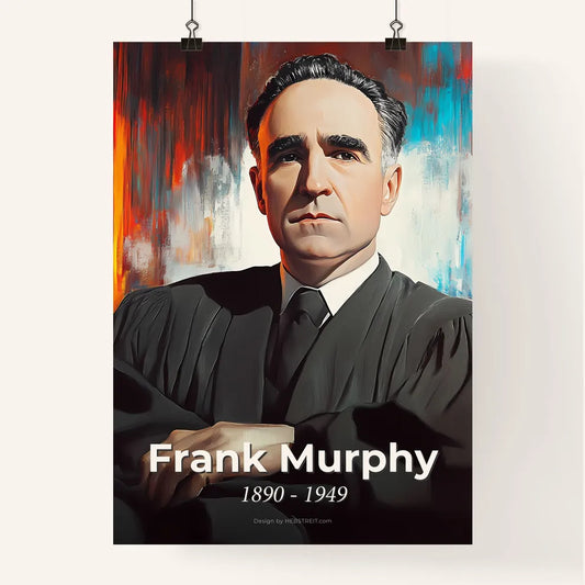 Portrait of Frank Murphy Poster