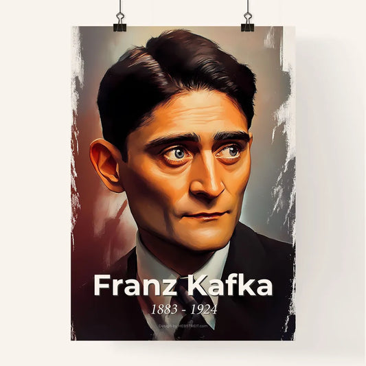 Portrait of Franz Kafka Poster