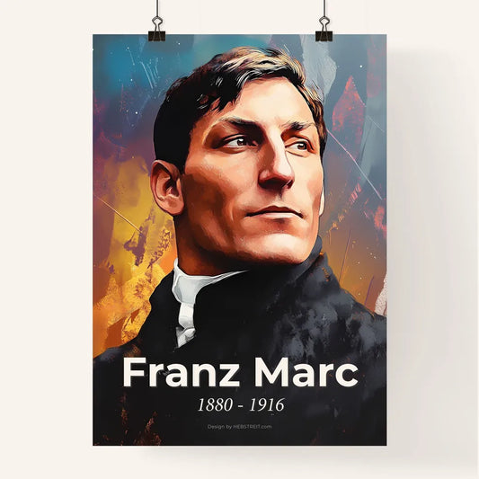 Portrait of Franz Marc Poster