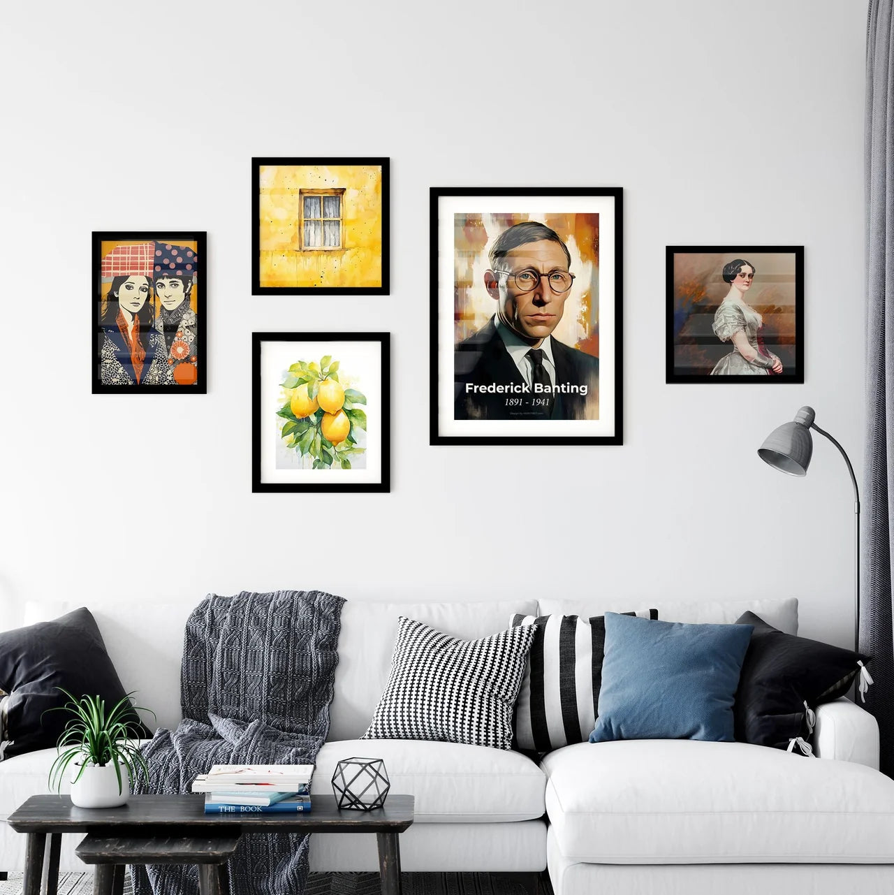 Portrait of Frederick Banting Wall Art