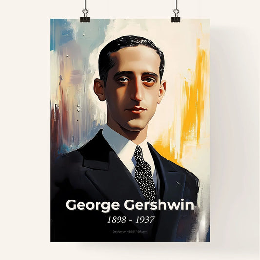 Portrait of George Gershwin Poster
