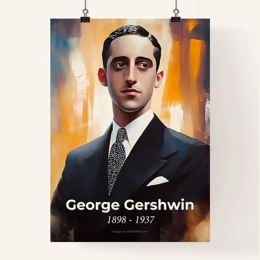 Portrait of George Gershwin Poster