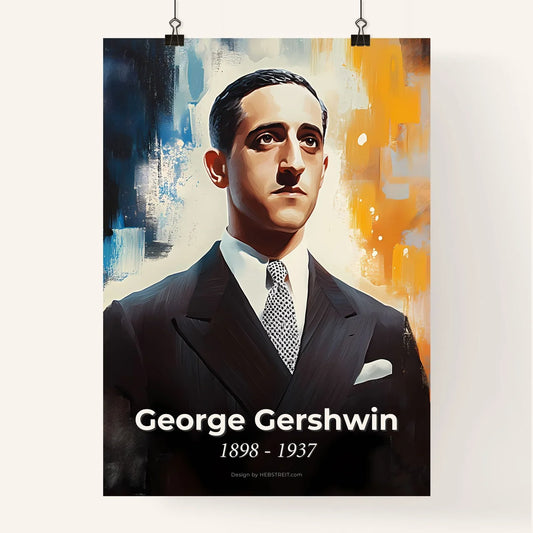 Portrait of George Gershwin Poster