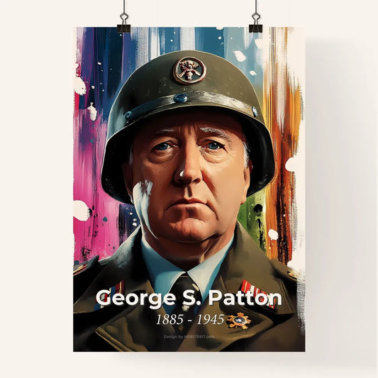 Portrait of George S. Patton Poster