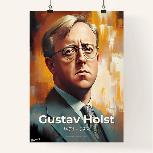 Portrait of Gustav Holst Poster
