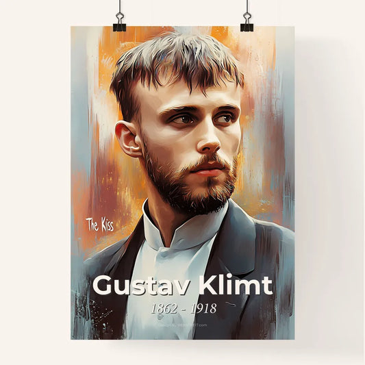 Portrait of Gustav Klimt Poster