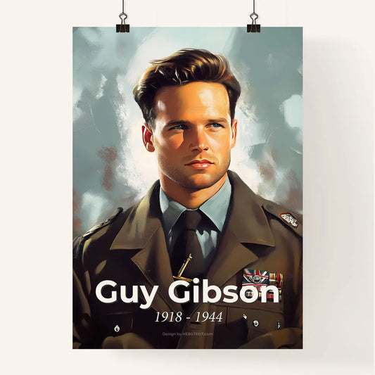 Portrait of Guy Gibson Poster