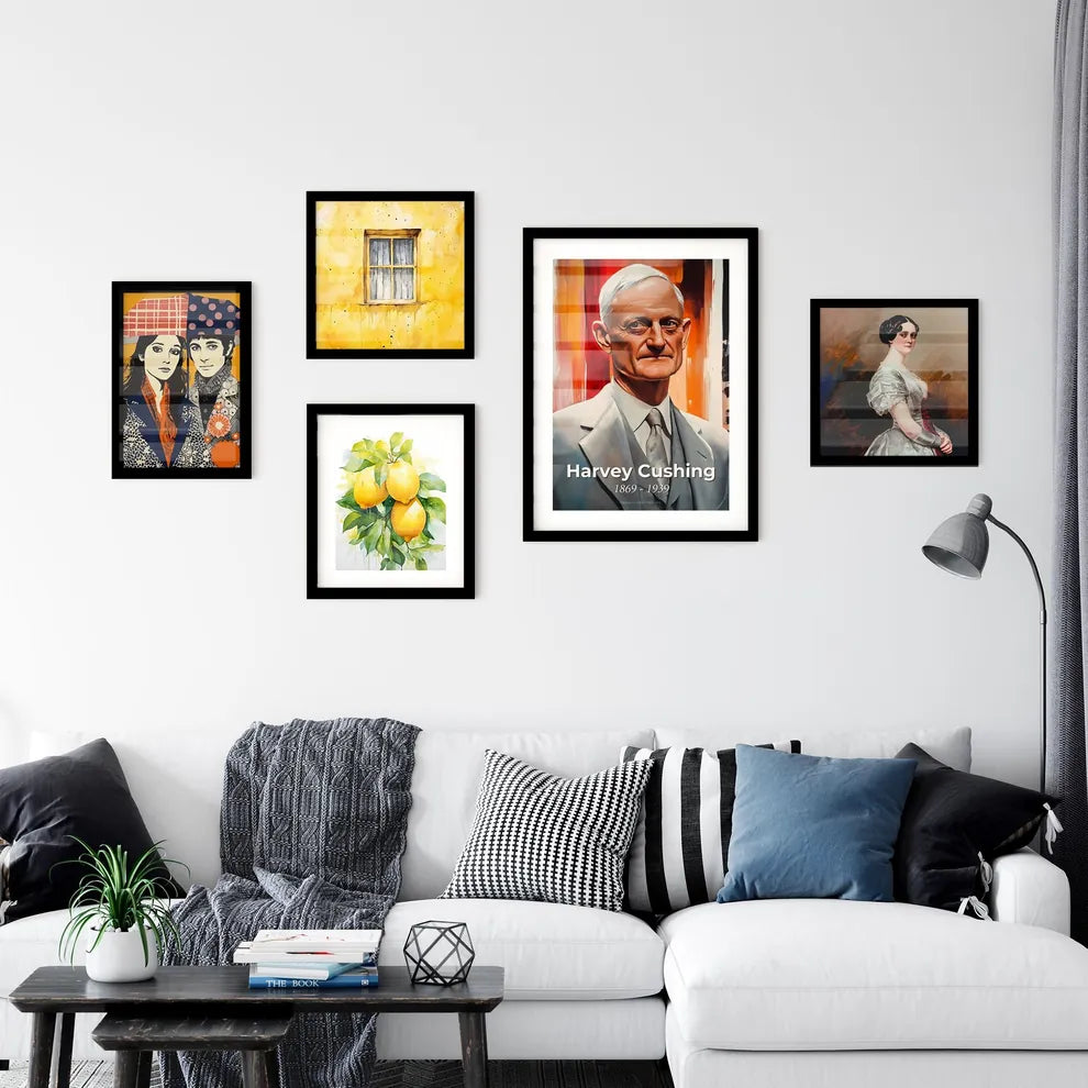 Portrait of Harvey Cushing Wall Art