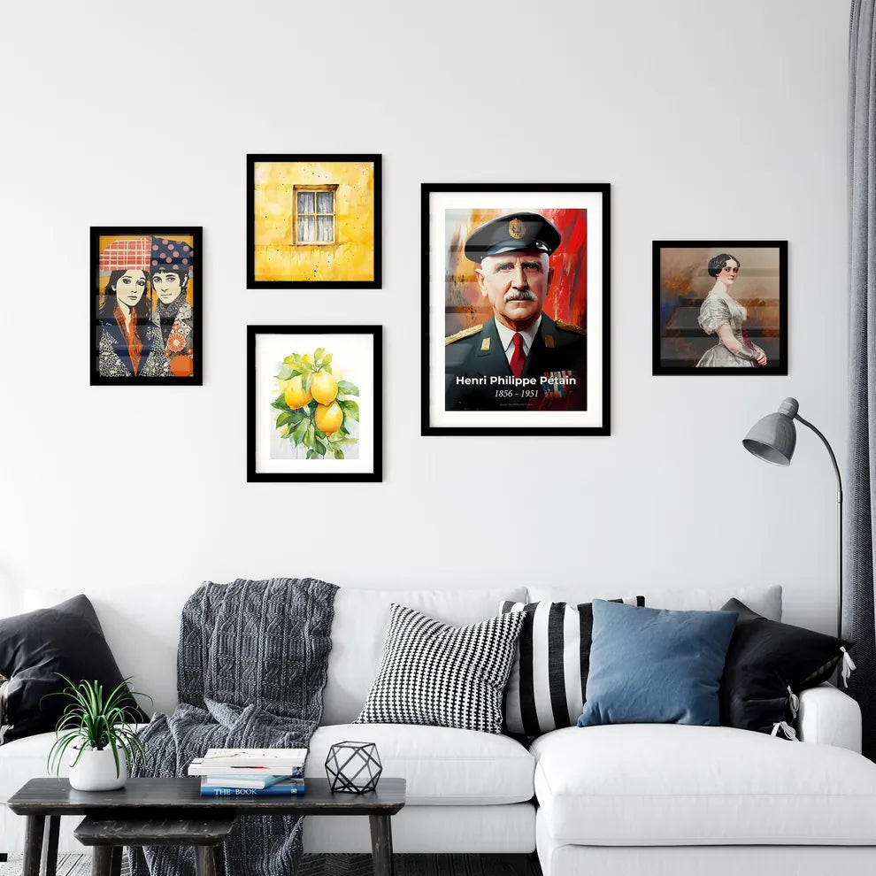 Portrait of Henri Philippe Pétain Wall Art