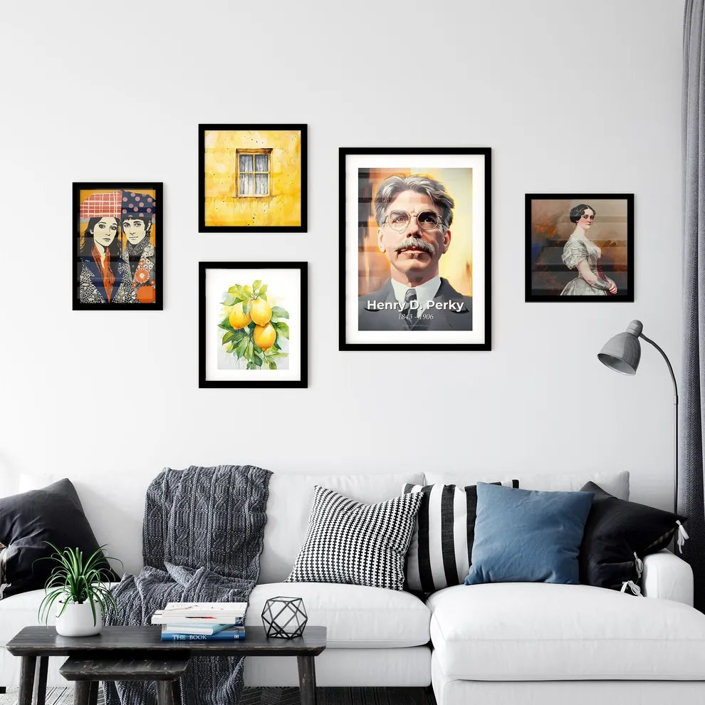 Portrait of Henry D. Perky Wall Art