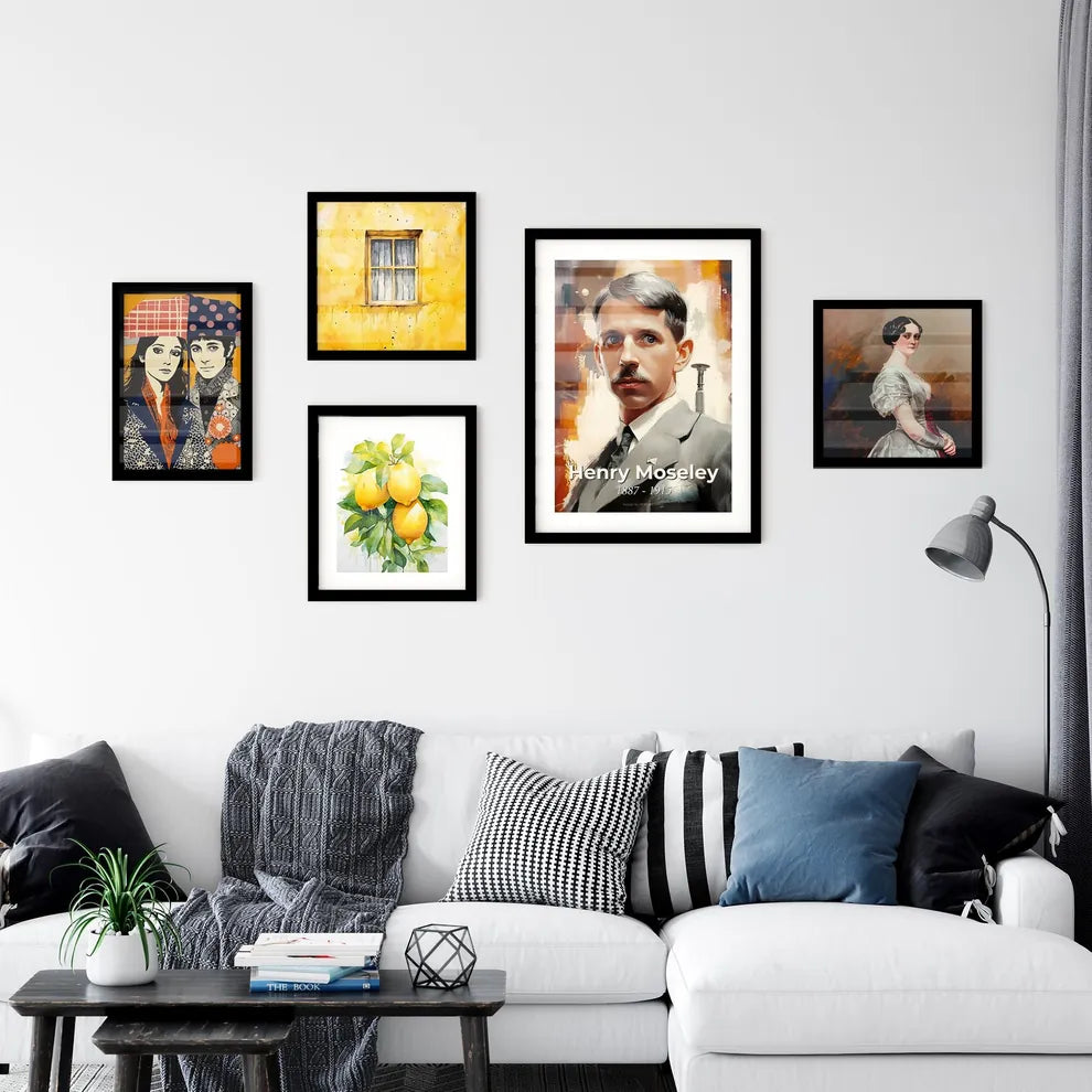 Portrait of Henry Moseley Wall Art
