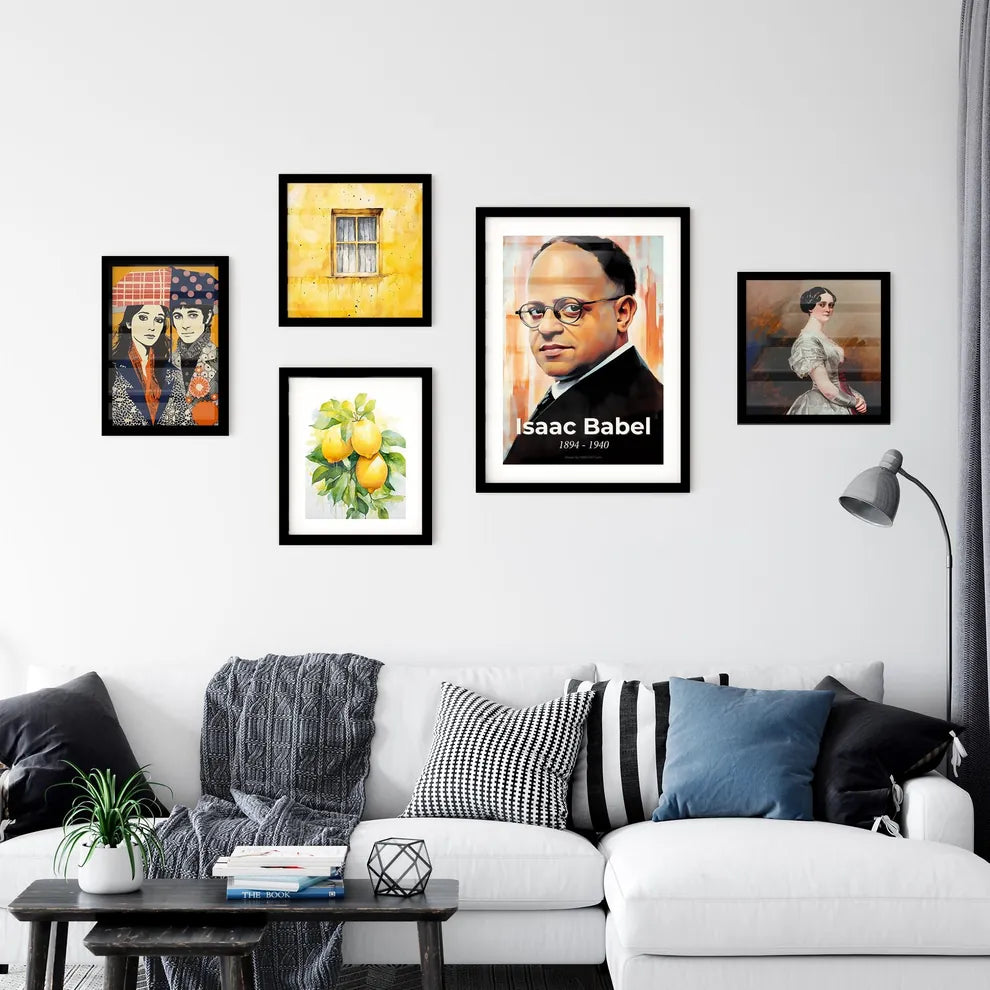 Portrait of Isaac Babel Wall Art