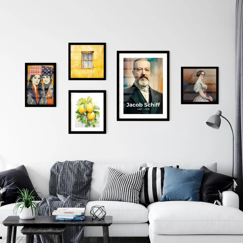 Portrait of Jacob Schiff Wall Art