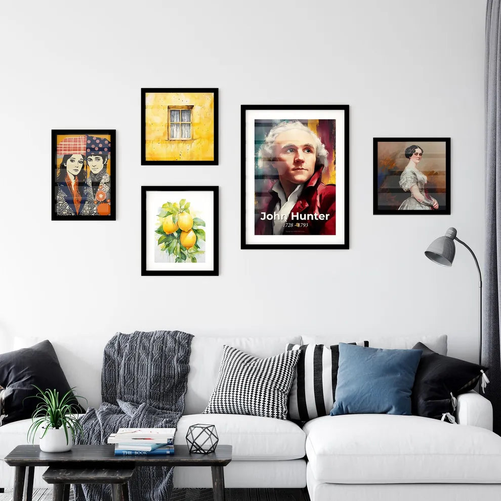 Portrait of John Hunter Wall Art