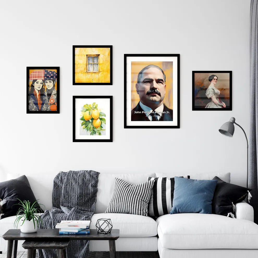 Portrait of John Pierpont Morgan Jr. Wall Art
