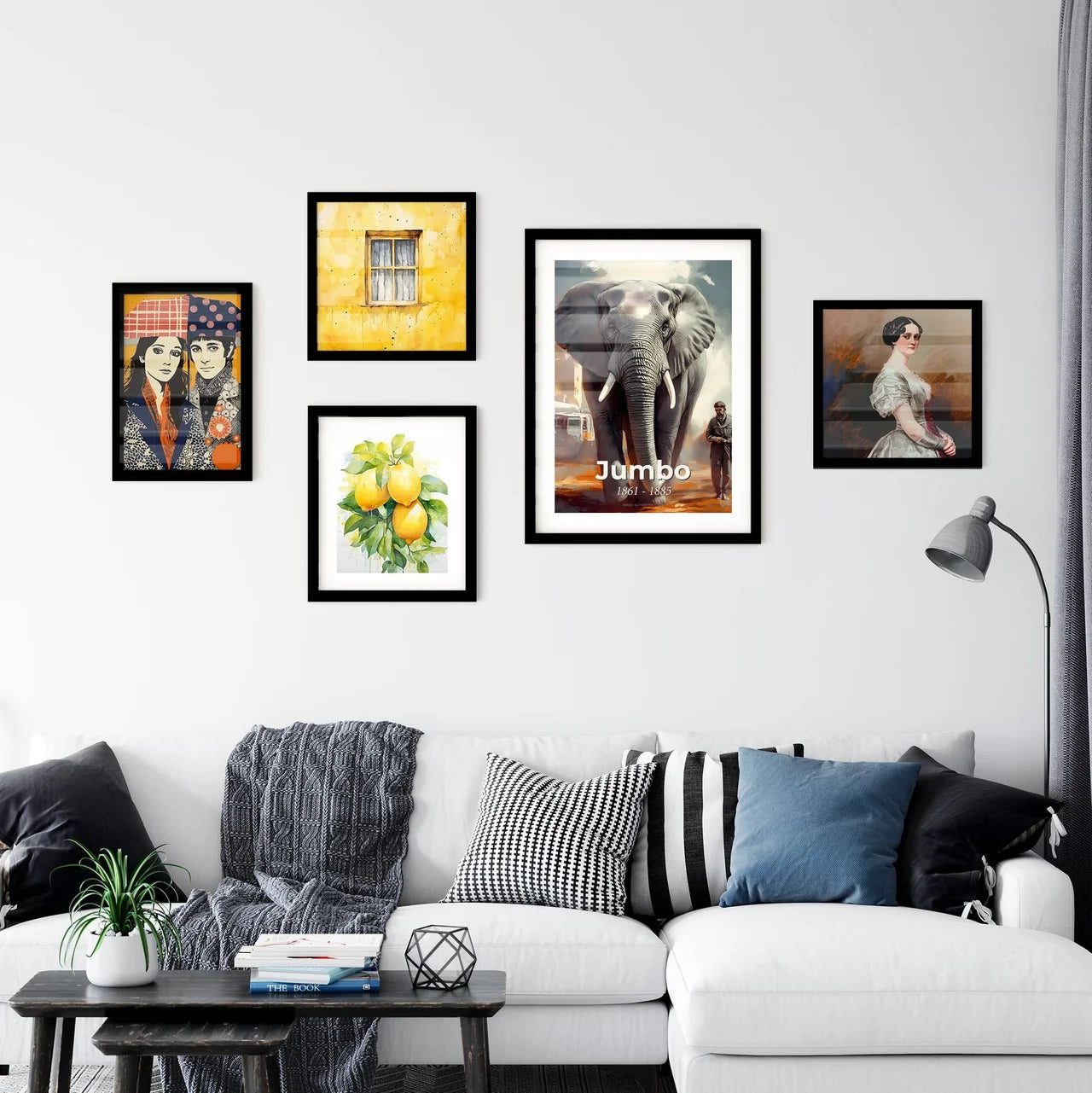 Portrait of Jumbo Art Print