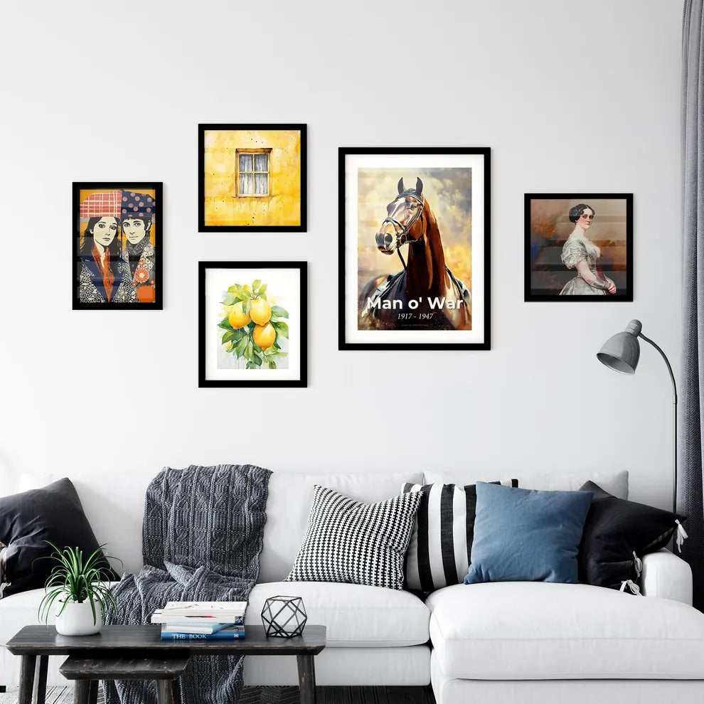 Portrait of Man o' War Art Print