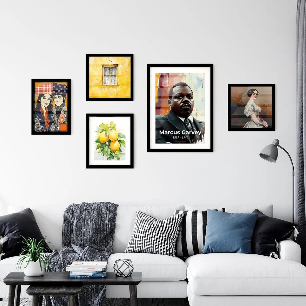 Portrait of Marcus Garvey Wall Art