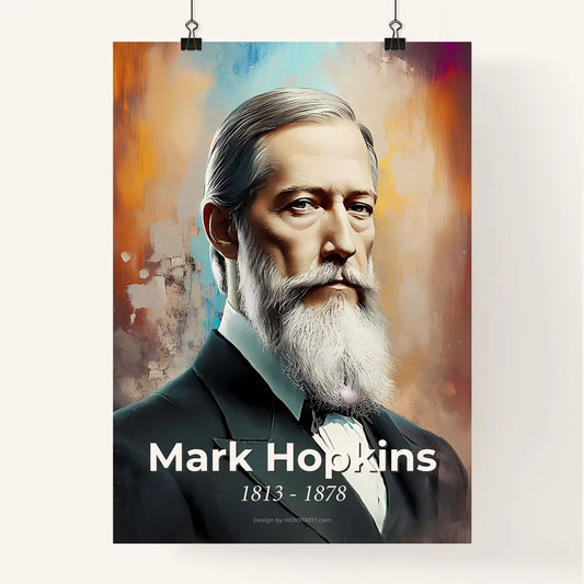 Portrait of Mark Hopkins Poster