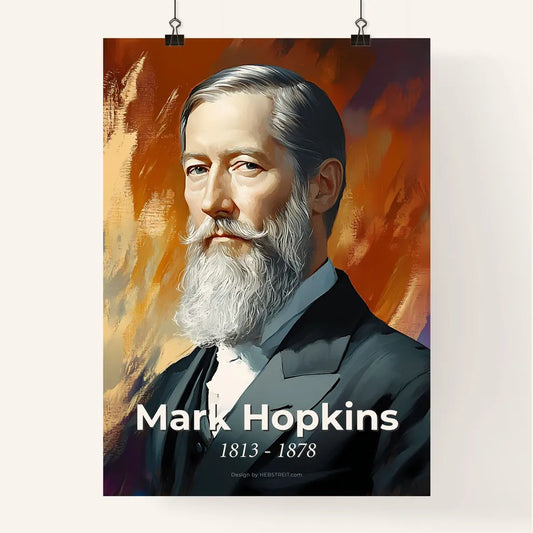 Portrait of Mark Hopkins Poster