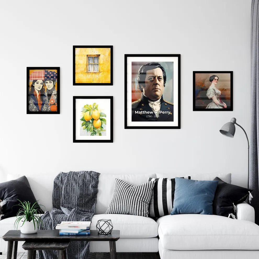 Portrait of Matthew C. Perry Wall Art