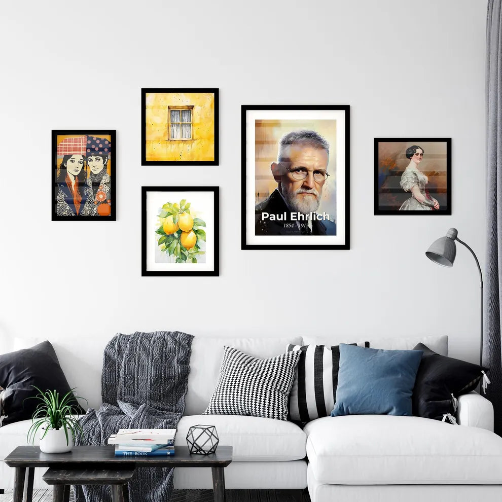 Portrait of Paul Ehrlich Wall Art