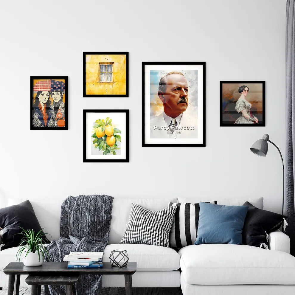 Portrait of Percy Fawcett Wall Art