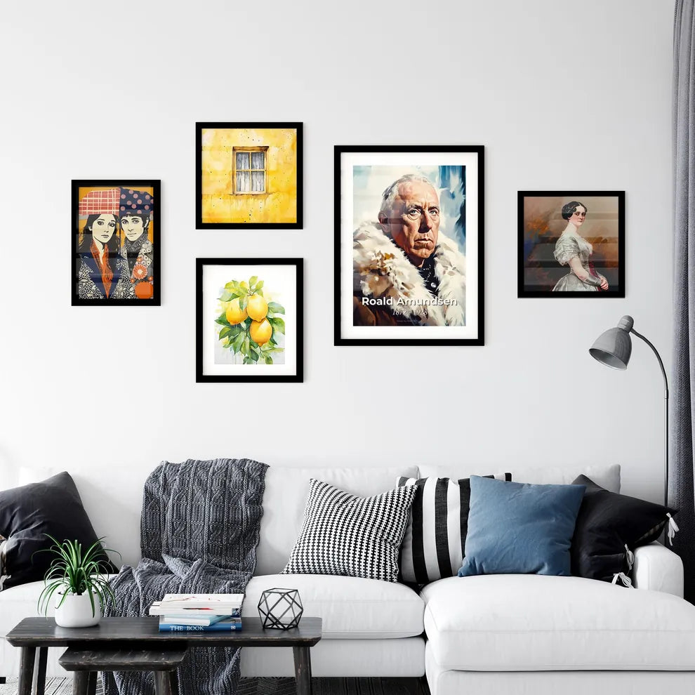 Portrait of Roald Amundsen Wall Art