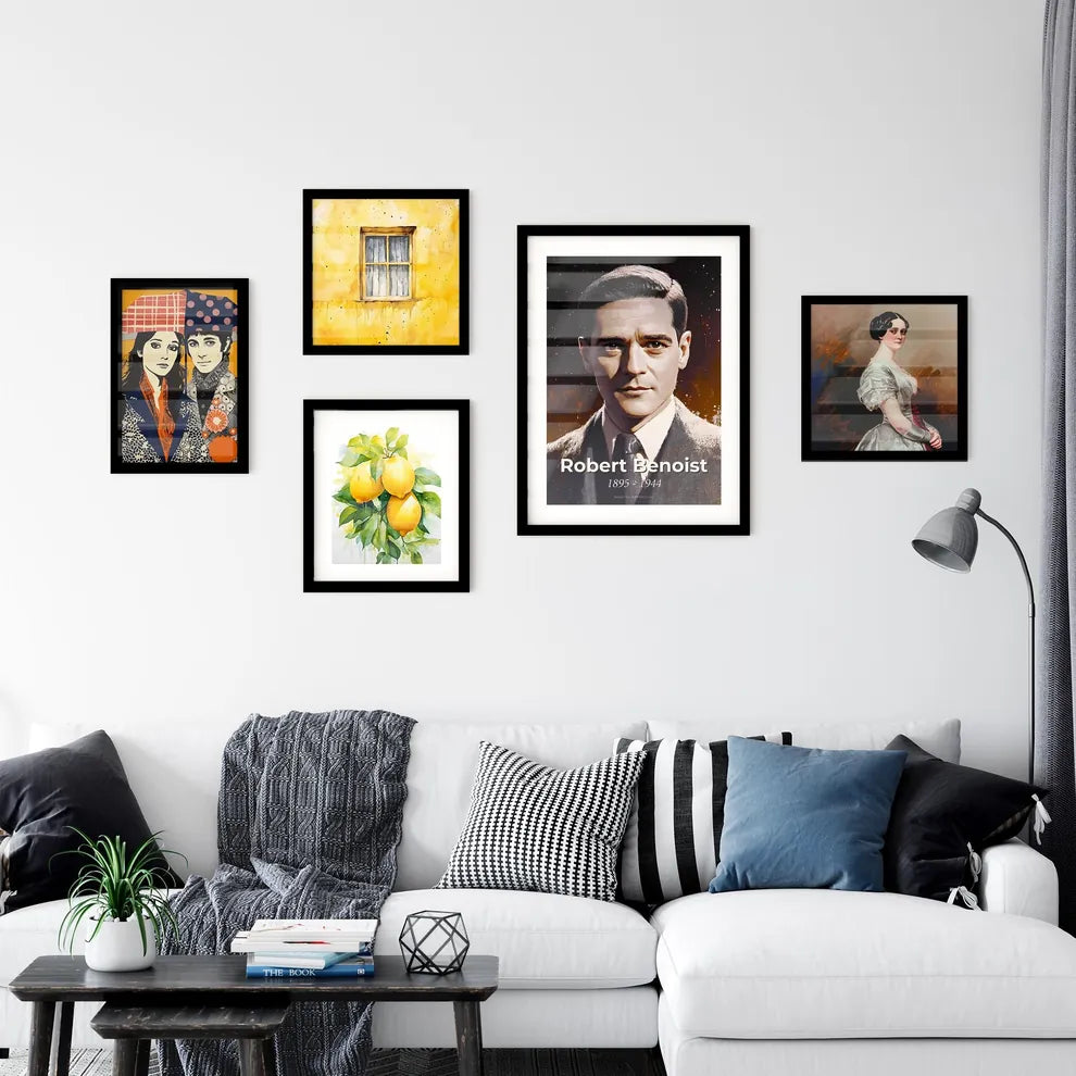 Portrait of Robert Benoist Wall Art