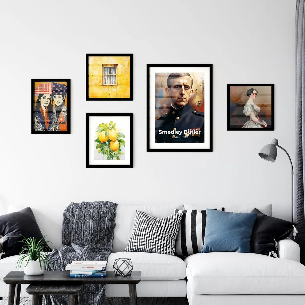 Portrait of Smedley Butler Wall Art