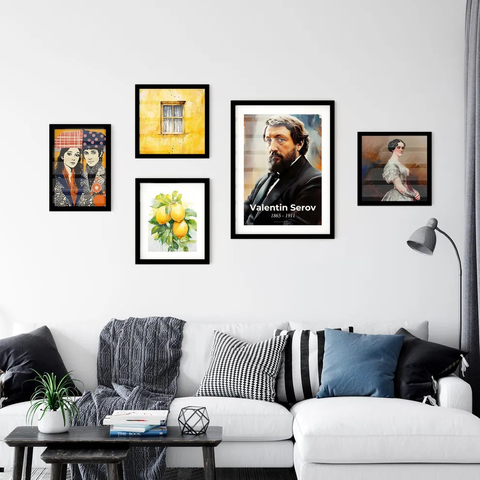 Portrait of Valentin Serov Wall Art