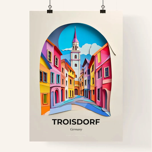 Vivid Troisdorf, Germany, Colorful Poster