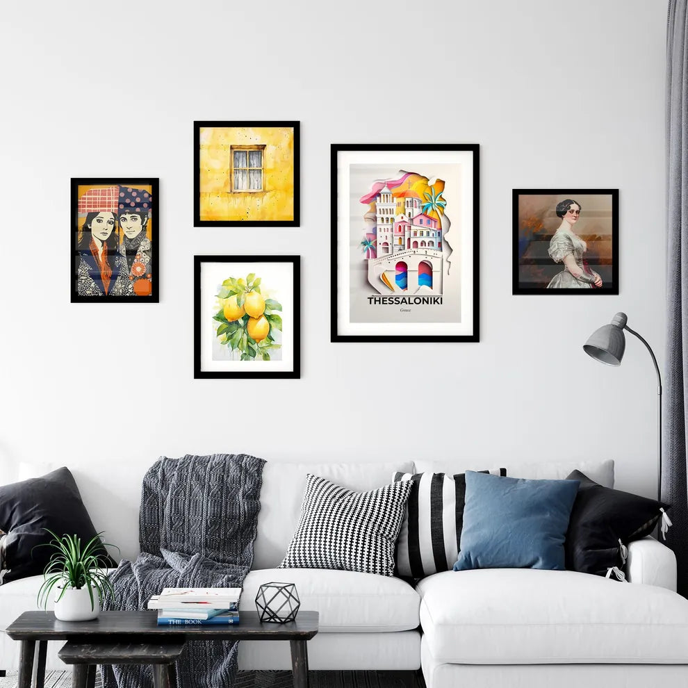 Vivid Thessaloniki, Greece, Premium Framed Prints