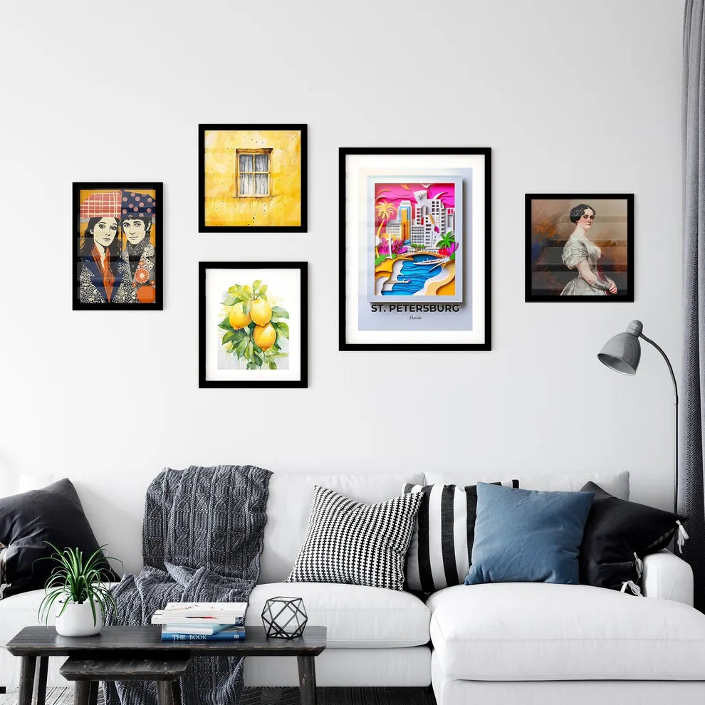 Vivid St. Petersburg, Florida, Premium Framed Prints