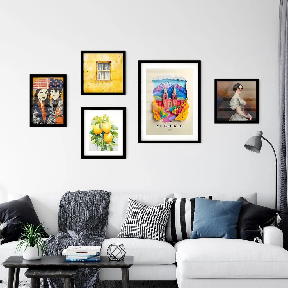 Vivid St. George, Utah, Premium Framed Prints